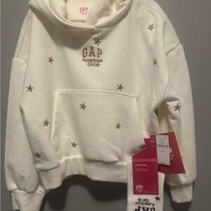 GAP American Girl White Hoodie and Crew Socks set never worn